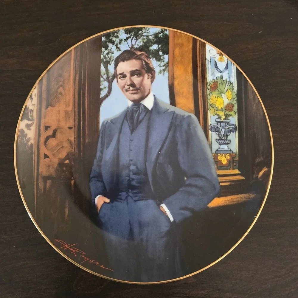 Frankly My Dear, Gone With The Wind, W. L. George Collector Plate N.8403